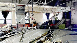 Commercial Building Ceiling Collapses, Injuring 38; Joint Inspection to Be Held Today