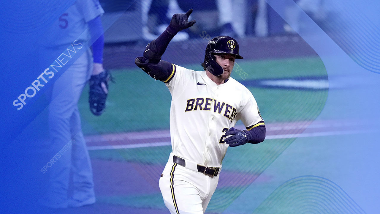 '투랑 홈런포' 밀워키, 다저스 꺾고 NLCS 1차전 승리