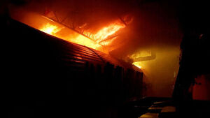 Warped and Collapsed... 400 Years of History Reduced to Ashes