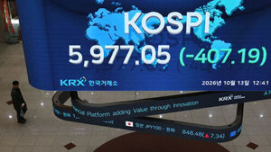 Kospi Plunges, 'Fear Index' Soars Over 23% as Market Cap Slips Below 5 Quadrillion Won