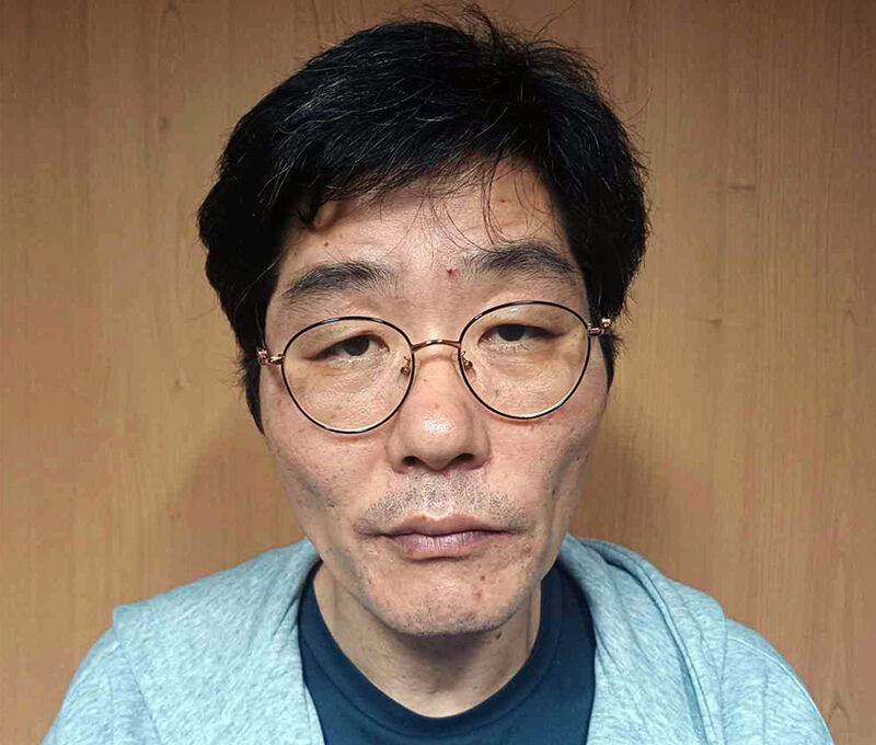 Park Yong-soo, 53, suspect in the Naju couple binding and murder case (Photo provided by Jeonnam Provincial Police Agency, Yonhap News)