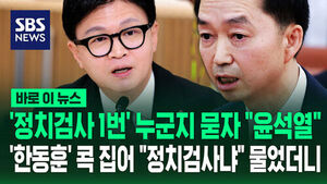 'Who Is Political Prosecutor No. 1?' Answers "Yoon Suk Yeol!"... What Did Nominee Say When Asked if Han Dong-hoon Is a 'Political Prosecutor'?