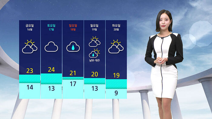 [날씨] 쌀쌀한 아침 공기&hellip;오후부터 수도권&middot;강원 비