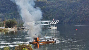 Fire Breaks Out on Boat in Gapyeong, Gyeonggi Province; No Casualties Reported