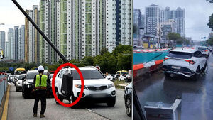 Streetlight Crashes Onto Moving Car... Subway Construction Accidents Continue to Mount