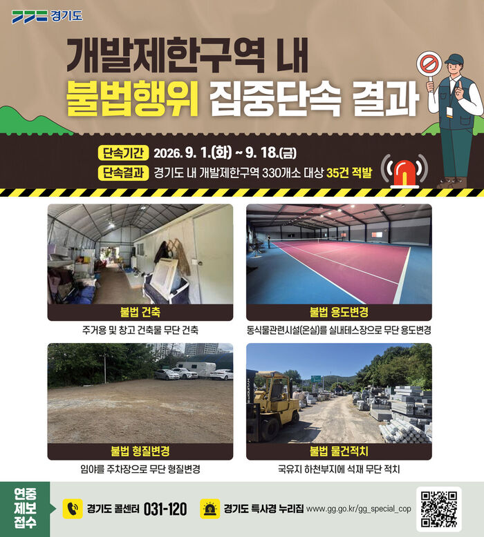 Greenbelt (Photo provided by Gyeonggi Province, Yonhap News)