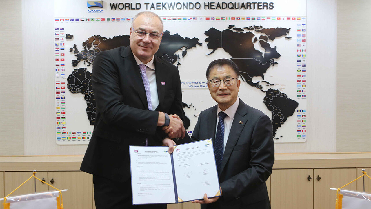 국기원·국제학교스포츠연맹 MOU 체결…학교 체육에 태권도 교육 확대