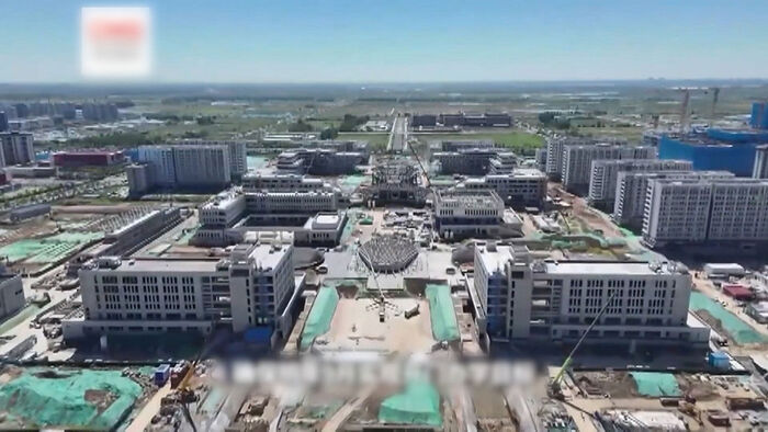 Construction site of Xi Jinping's new city 'Xiongan'