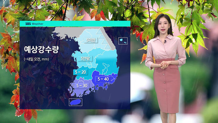 [날씨] 가을비 그친 뒤 강한 찬 바람&hellip;건강 관리 유의