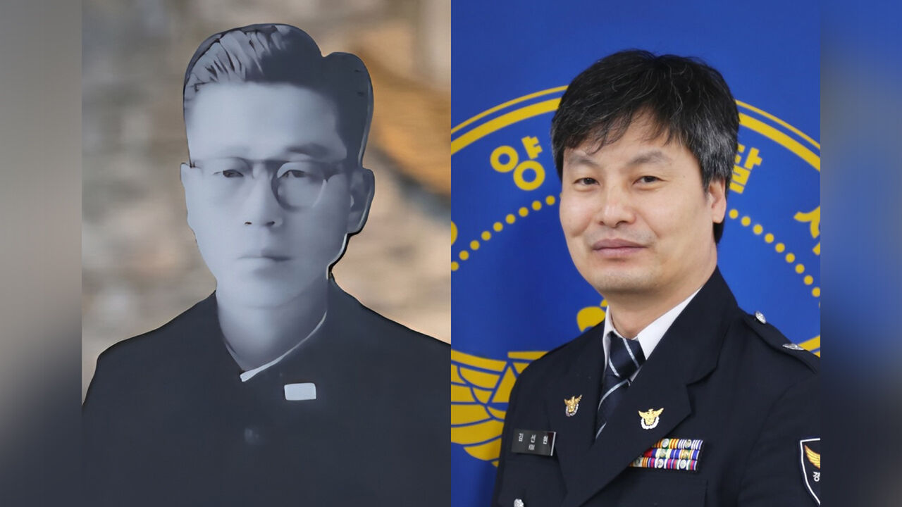 Late Senior Inspector Shim Yeon-su (left) and late Inspector Kim Sun-hyun, selected as 'Police Heroes of 2026'