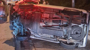 Damas Van Flips Over on Guri-Pocheon Expressway; 70-Year-Old Female Driver in Cardiac Arrest