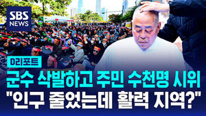 County Head Shaves Head, Thousands Protest: "Population Dropped, Yet a 'Vibrant Area'?"