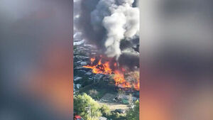 Large Fire Breaks Out in Guryong Village, Gangnam... "All-Out Efforts to Extinguish"