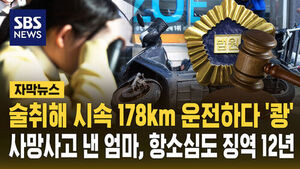 [자막뉴스] 술 취해 시속 178km 운전하다 '쾅'&hellip;사망사고 낸 엄마, 항소심도 징역 12년