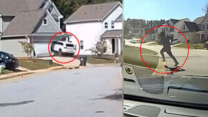 Car Crashes Through House While Fleeing Police