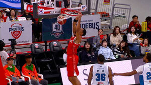 Hyundai Mobis's Bradley Records Season's First 'Triple-Double'