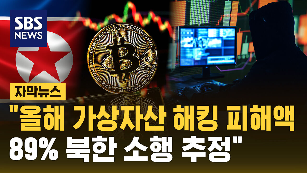 [자막뉴스] "올해 가상자산 해킹 피해액 89% 북한 소행 추정"