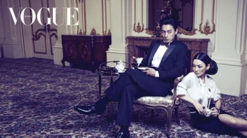 주진모&middot;김소연, 고혹미 넘치는 커플 화보 '눈길'