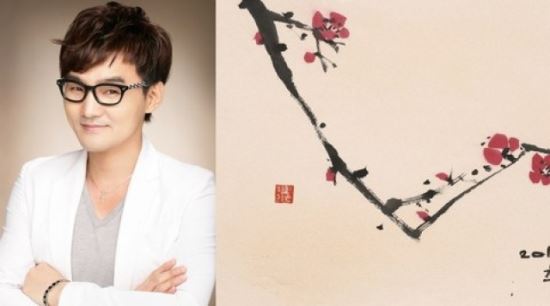 추가열, 수묵 담채화 실력 과시 '전시회 출품'