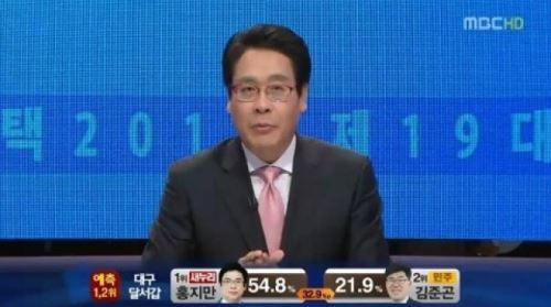 파업 MBC, 개표방송 그래픽 사고 ‘공식사과’