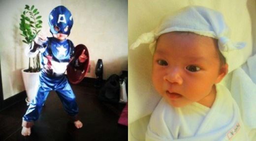 정시아, 아들-딸 공개..귀여운 '도빈주니어'