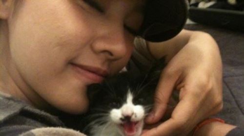 이효리, 고양이 품에 안고 부비부비..'사랑스러워'