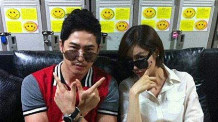 성유리-강지환, 선글라스 끼고 비장하게 '코믹 셀카'