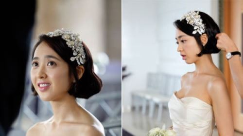 김민정, 방송에선 못 본 ‘순백의 웨딩드레스’ 자태 공개
