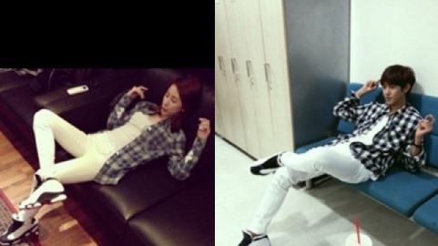 광희 서인영 커플룩, "우린 패셔니스타 남매야 그치?"