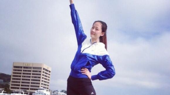 혜박 아침운동 '49kg 유지의 비결은? 이 정도는 해야죠'