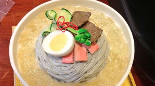 존박 냉면케이크, 단언컨대 냉면 마니아를 위한 최고의 케이크입니다