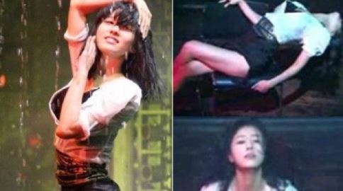오지은 물벼락 댄스 "몸매 이 정도였어?" 귀여운 그녀의 반전 매력