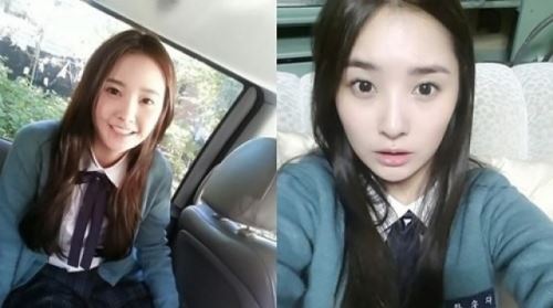 우희 교복 인증샷 "섹시한 줄 알았더니 이렇게 청순했어?"