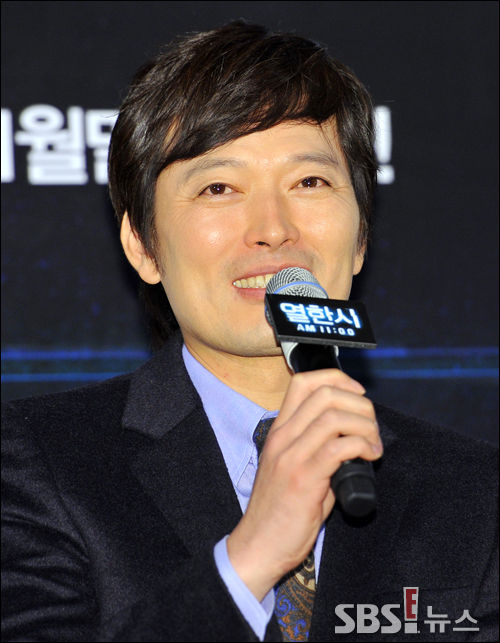 [E!포토]정재영, '감독님과 호흡 최고였어요'