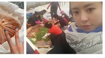 이다희 김장 "김장하는데 왜 이렇게 예뻐?" 친언니와 미모 대결 '눈길'