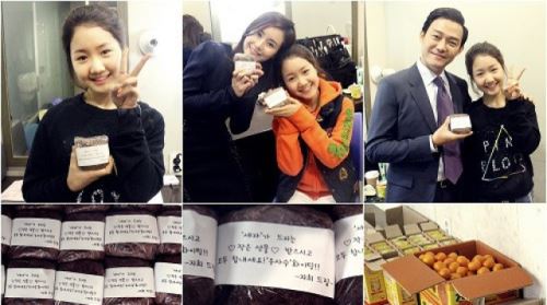 진지희, 깜짝 간식 3종 세트 공개... 촬영장 귀요미 등극