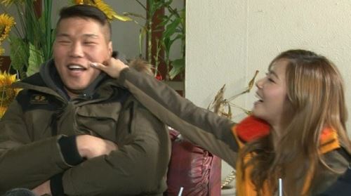 서장훈, '뽀뽀' 포착! 행운의 주인공은 누구?