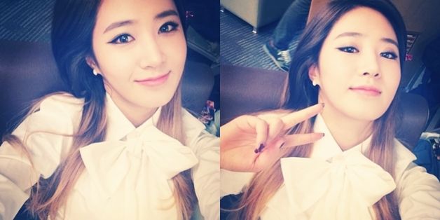 유리 메이크업 셀카