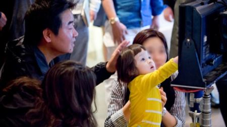 추사랑 트라이앵글 '아빠 연기 모니터' 추성훈 기운 UP