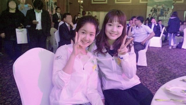 진지희, 피겨 박소연과 다정한 만남 ‘폭풍성장의 좋은 예’