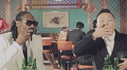 싸이 행오버 뮤비, 스눕독 한국인 빙의&hellip; '폭팔'적인 반응