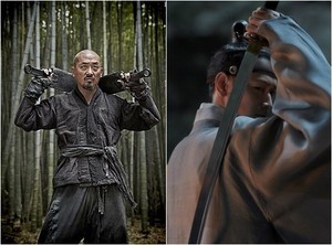 하정우의 쌍칼 vs 강동원의 장검&hellip;'군도' 액션 빛낸 무기열전