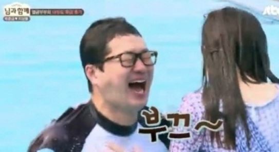 박준금 지상렬, 이렇게 화끈한 커플은 처음 '수중 키스' 놀라워