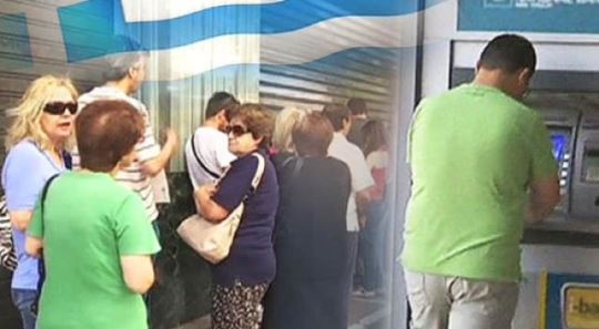 그리스 은행 영업 중단, 토요일 하루에만 6천억 원 넘게 빠져나가