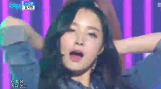 달샤벳, '음악중심' 화끈한 골반 댄스로 남심 녹여
