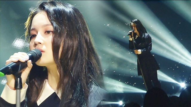 [영상]'인기가요' 이하이, 노래로 건네는 따뜻한 위로 '한숨'