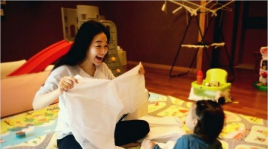 박진희, 천 기저귀에 대한 관심&hellip;"에코 진희"