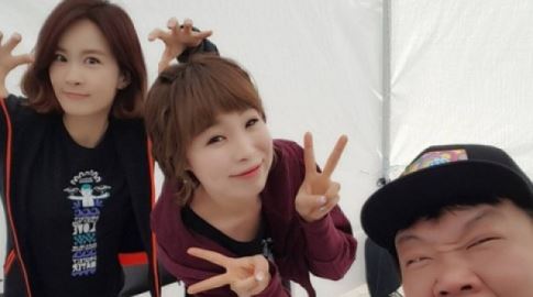 김지민과 오나미, 유민상 개그 3인방&hellip;"훈훈한 선후배"