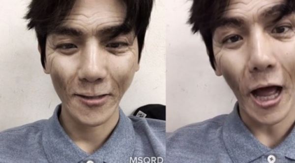 백현, 할아버지로 변신&hellip;'할스타그램'