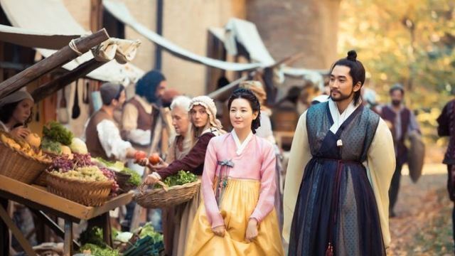 '사임당' 이영애X송승헌, 이태리 재회 포착 '그림같은 비주얼 케미'